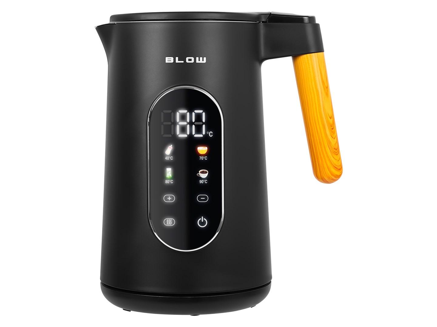 BLOW BK-17PB elkedel med display - 1,7 l, 2.500 W, sort billede