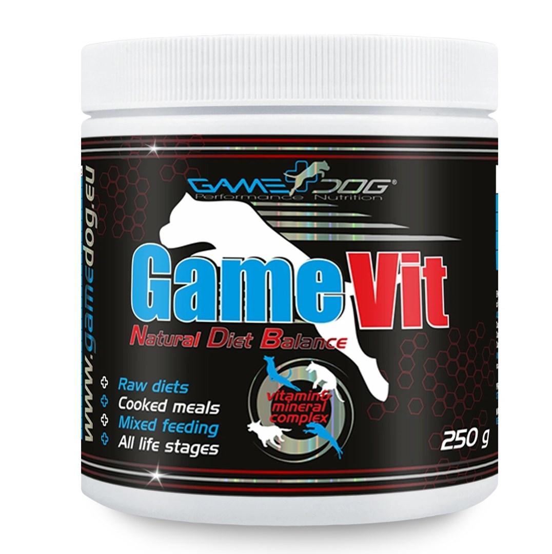 GAME DOG GameVit - vitamin- og mineraltilskud til hunde, 250 g billede