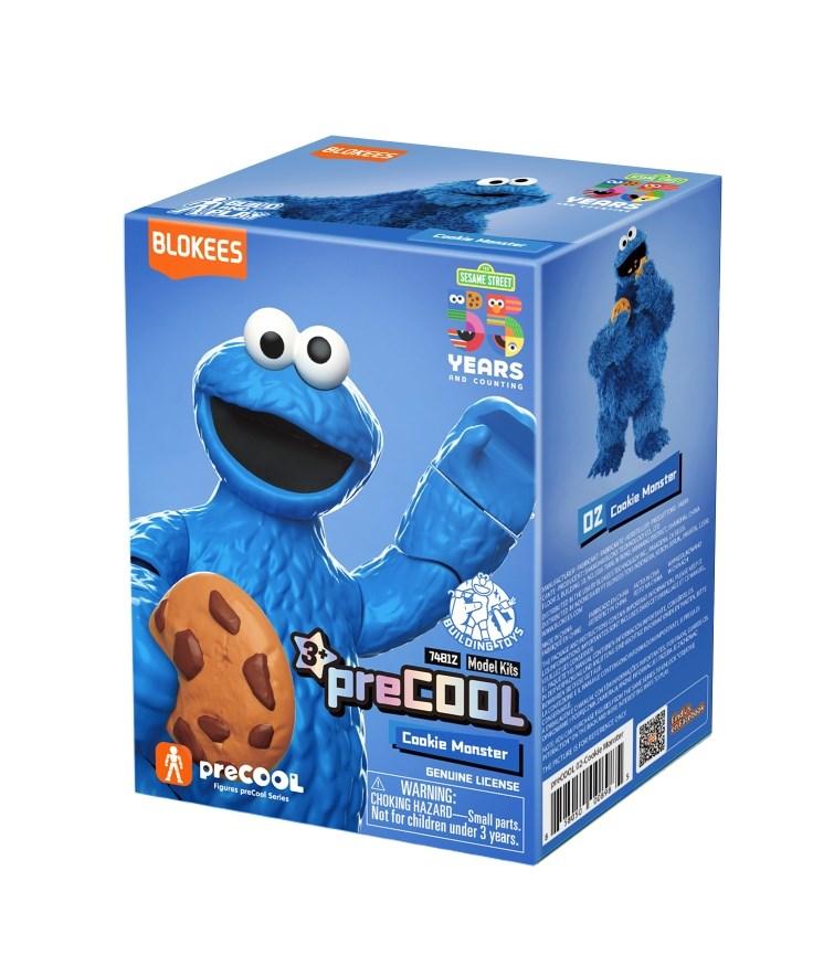 BLOKEES Sesame Street figur - preCOOL S2 Cookie Monster billede