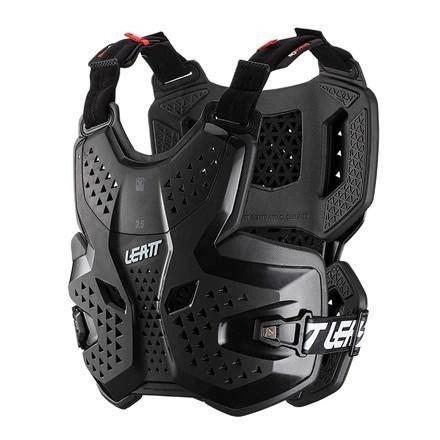 Leatt 3.5 bryst- og rygbeskytter - sort (M/L) billede