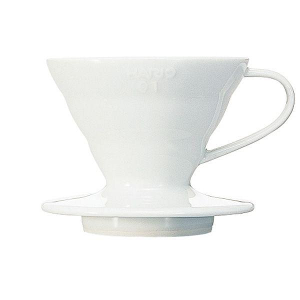 Hario V60-01 kaffedrypper i hvid porcelæn