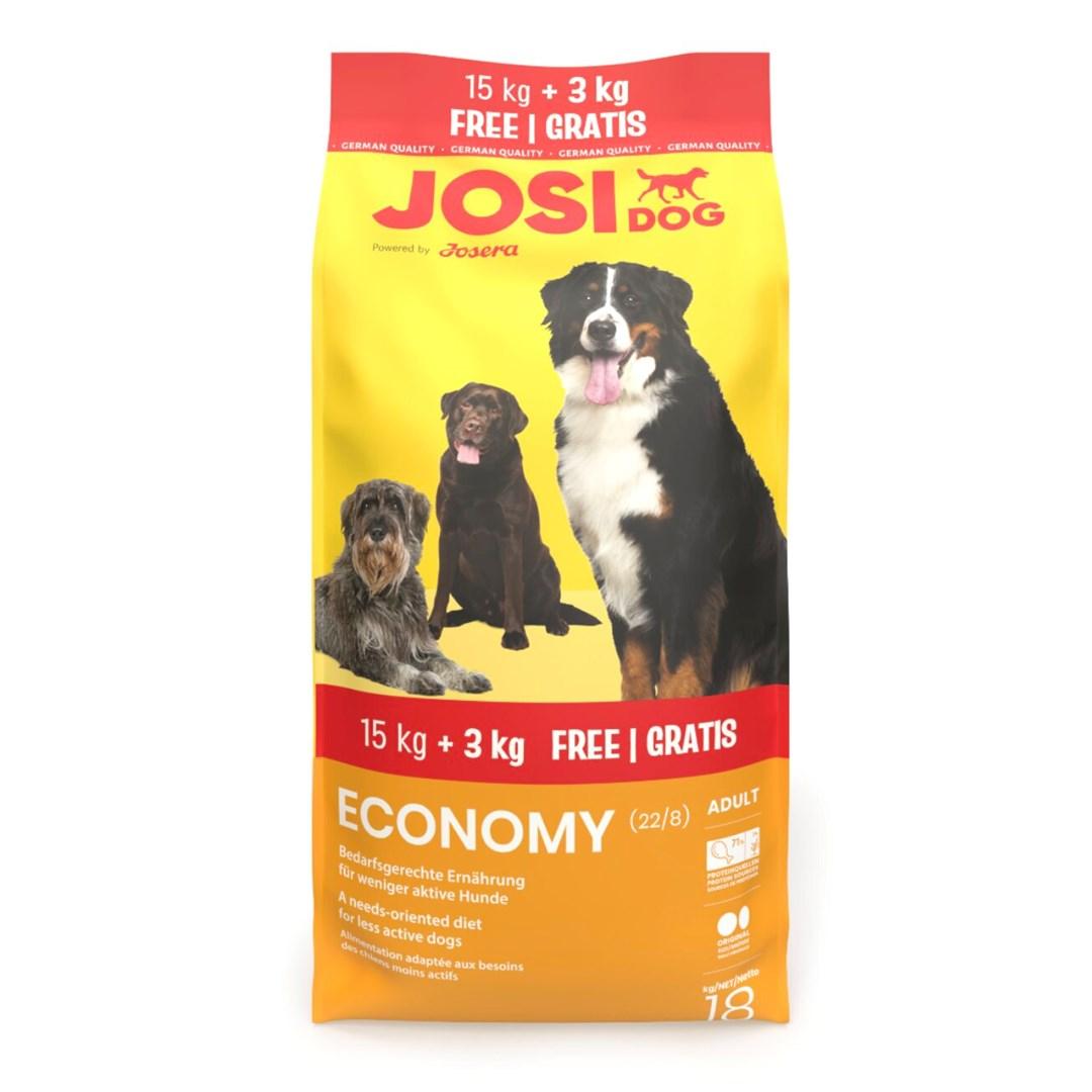 JOSERA JosiDog Economy tørfoder til hunde - 15 kg + 3 kg (18 kg) billede
