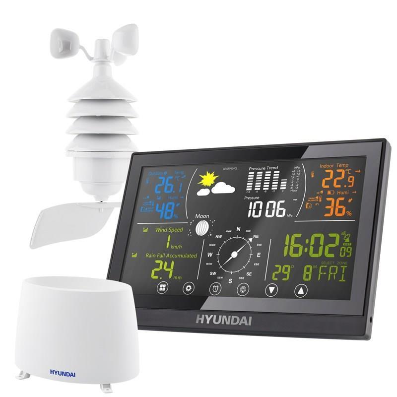 Hyundai WSP5100RWIND vejrstation med farvedisplay billede