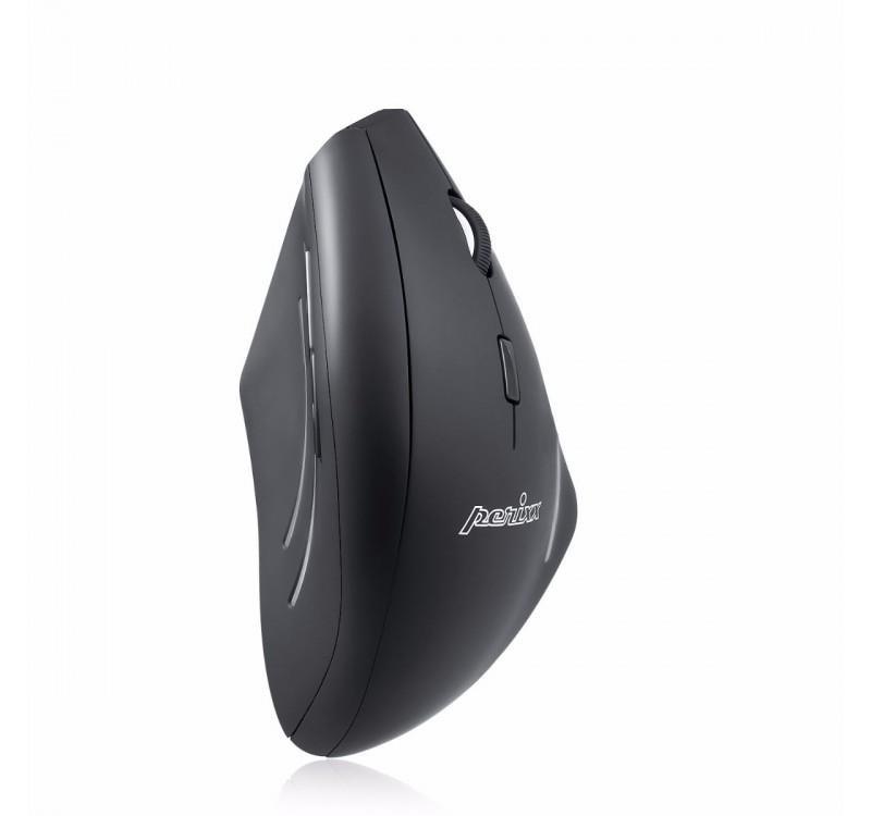 Perixx PERIMICE-608 - ergonomisk højrehånds trådløs optisk mus, 1.600 DPI billede