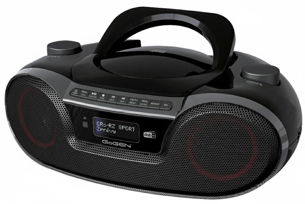 GoGEN CDM490BTDABS boombox med Bluetooth og DAB+ billede