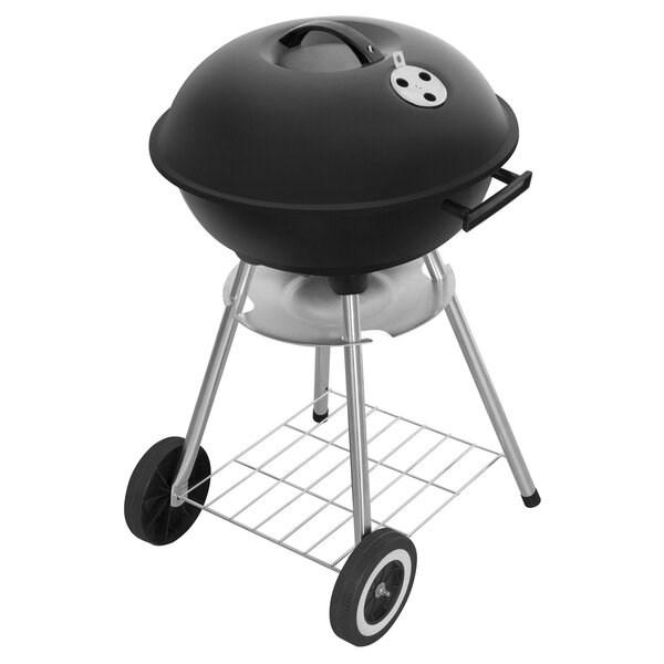 Kulgrill med låg - Fieldmann FZG 1009, sort/rustfrit stål billede