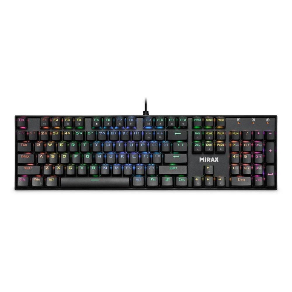 Defender MIRAX GK-352 mekanisk gaming-tastatur med RGB-baglys - kablet, Outemu Blue billede