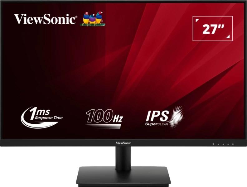 ViewSonic VA270-H 27" FHD IPS skærm - 100 Hz, 1 ms, sort billede