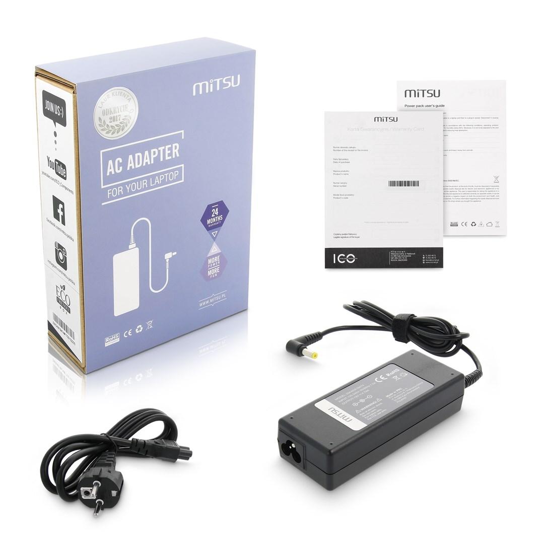 MITSU notebook-oplader 19 V 4,74 A (5,5×1,7 mm) - 90 W til Acer billede