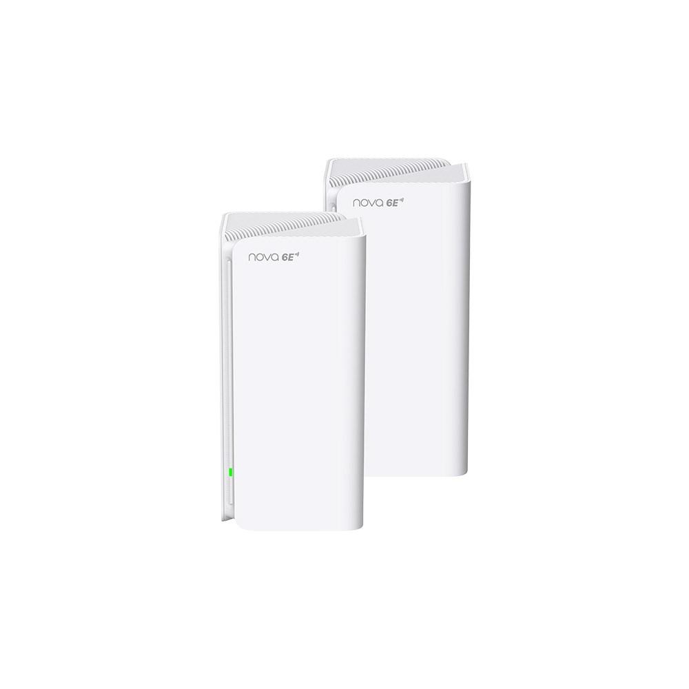 Tenda MX21 Pro (2-pack) mesh-router - tri-band Wi‑Fi 6 (2,4 / 5 / 6 GHz), hvid billede