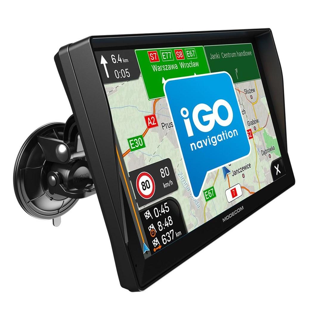 MODECOM FreeWAY CX 9.3 PLUS - bil GPS med iGO Navigation Truck (Europa, årlig opdatering) billede