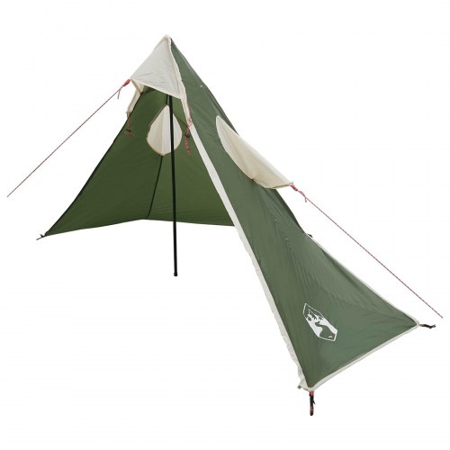 2-i-1 regnponcho med hætte Grøn 262 x 126 x 130 cm