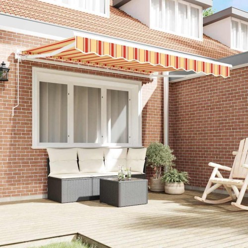 Markiseramme Flerfarvet 300 x 200 cm Polyester med PU belægning