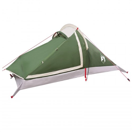Backpacking Telt Grøn 4-personers 185T Polyester med PU Coating