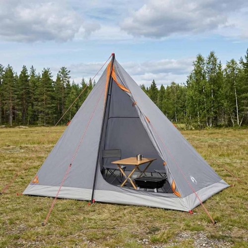 Backpacking Telt Grå og orange 2-personers
