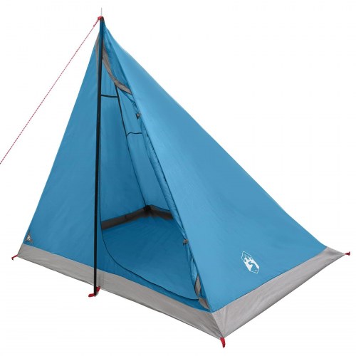 Backpacking Telt Blå 2-personers 185T Polyester med PU Coating