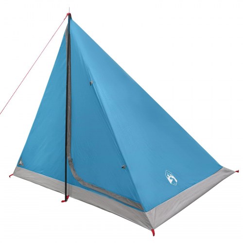 Backpacking Telt Blå 2-personers 185T Polyester med PU Coating