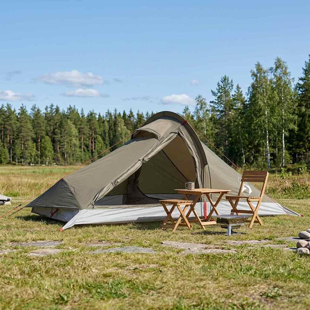 Backpacking Telt Brun og grå 4-personers billede