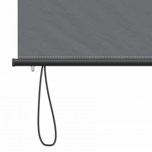 Udendørs rullegardin - lysegrå 180 × 250 cm, stof og aluminium