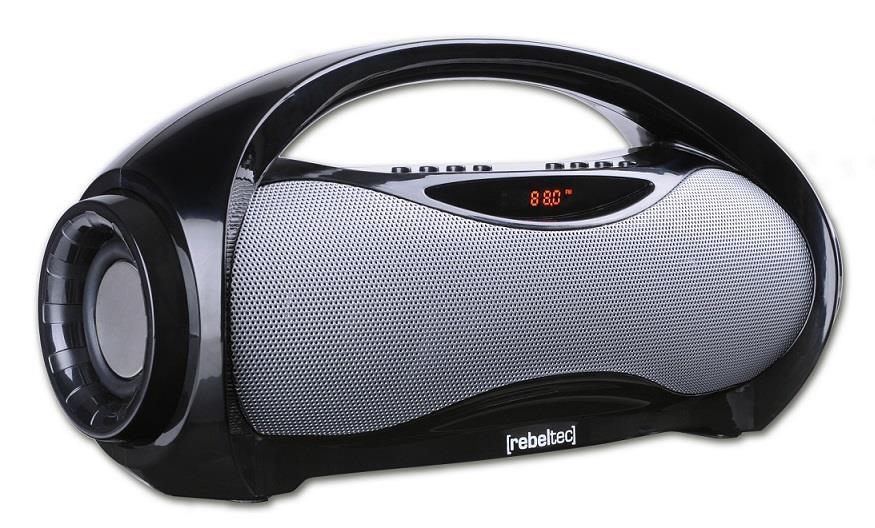 Rebeltec SoundBox 320 - bærbar Bluetooth-højttaler med FM