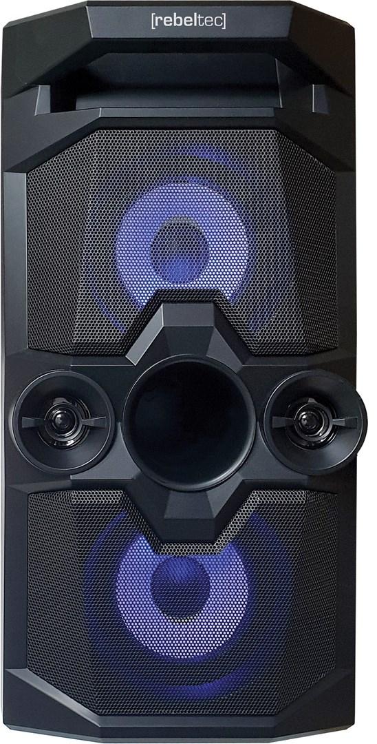 Rebeltec SoundBox 480 bærbar Bluetooth-stereohøjttaler - Sort, 50 W RMS