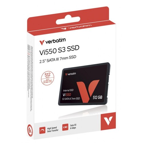 Verbatim Vi550 S3 SSD 512 GB - 2,5" SATA III (7 mm)