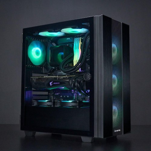 Chieftec Hunter 2 midi-tower - sort PC kabinet med RGB