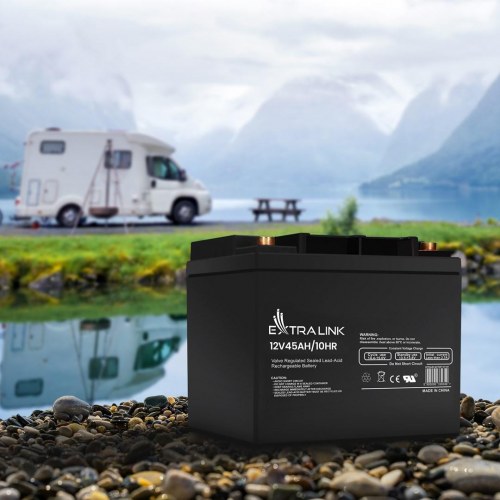 Extralink AGM blyakku 12 V 45 Ah - vedligeholdelsesfri