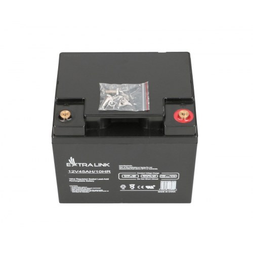Extralink AGM blyakku 12 V 45 Ah - vedligeholdelsesfri