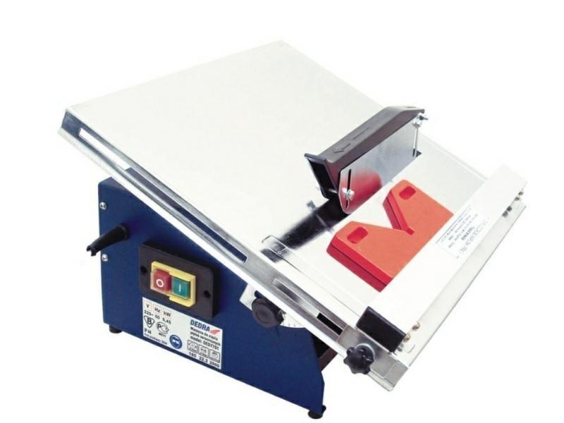 DEDRA fliseskærer 0,45 kW - bordmaskine 180 mm billede