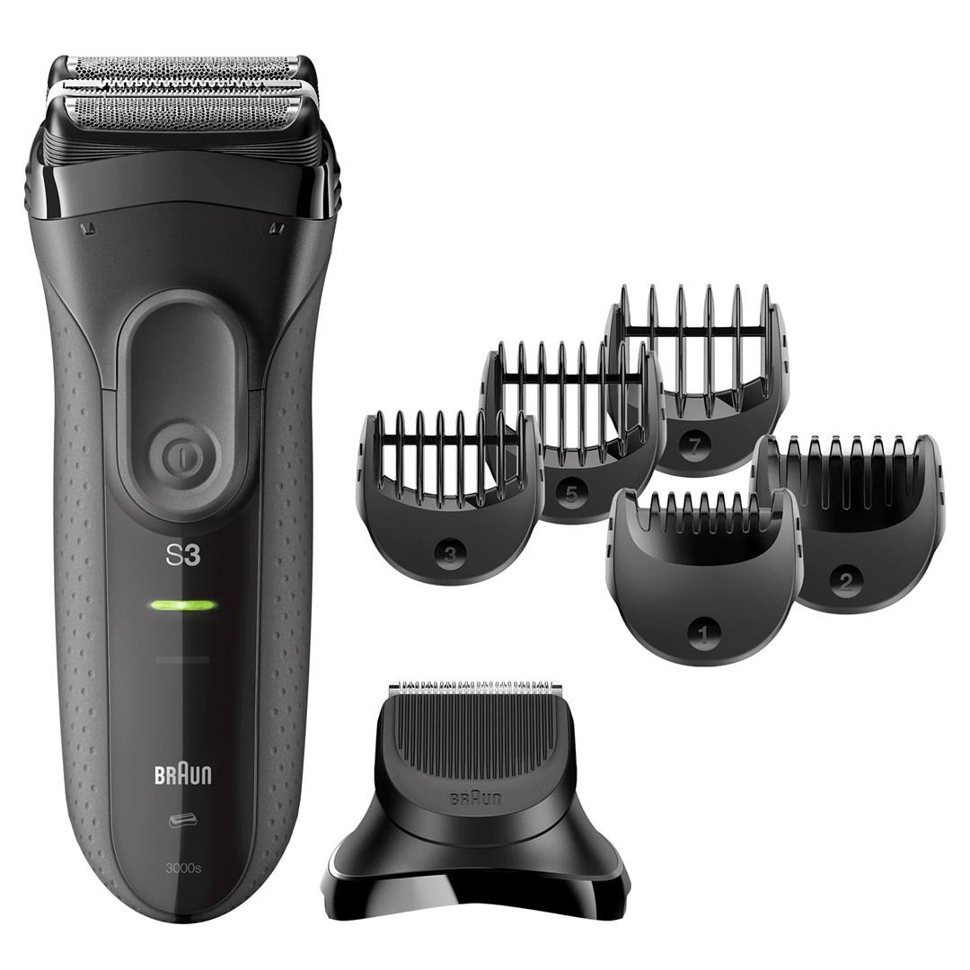 Braun Series 3 3000BT barbermaskine og trimmer - sort/grå billede