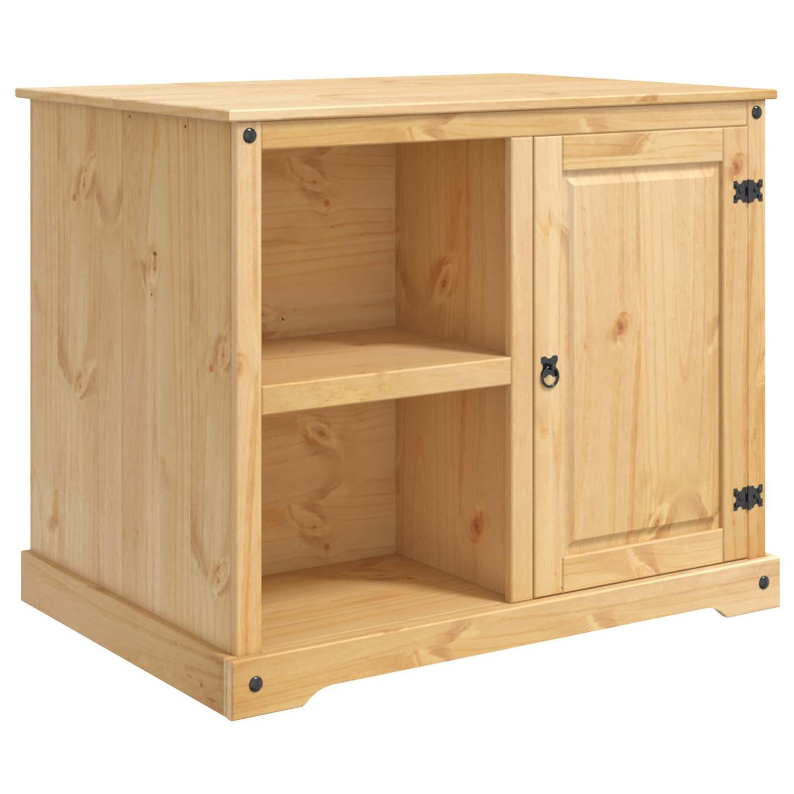 Køkkenvogn 2 stk Honning Voks 112 x 77 x 91,5 cm Massiv fyr billede
