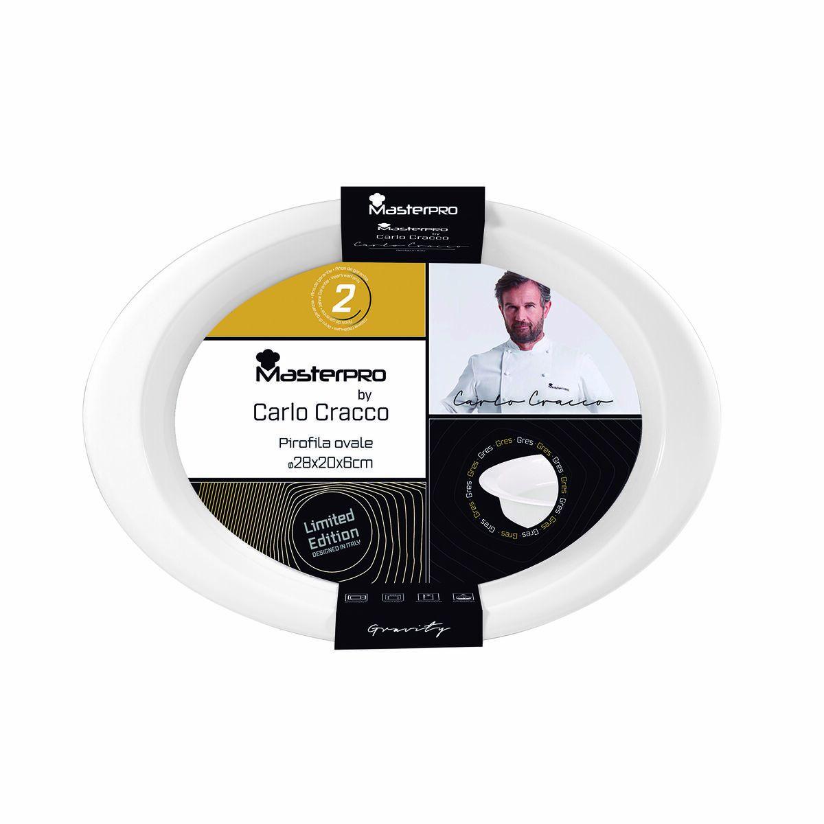 Masterpro Carlo Cracco bageform - rund Ø 28 cm, metal/silikone billede