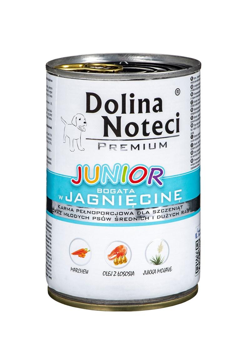 Dolina Noteci Premium Junior vådfoder med lam - hvalpe af mellem og store racer 400 g billede