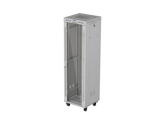 Lanberg FF01-6642-12SL rackskab 42U - fritstående, grå billede