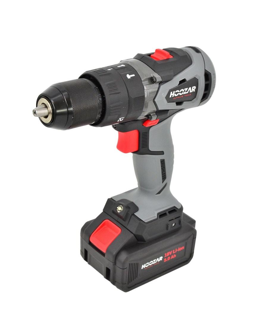Hoozar akku skruemaskine/boreskruemaskine 18V 1×5,0 Ah - 80 Nm (CDH80BL-T1) billede