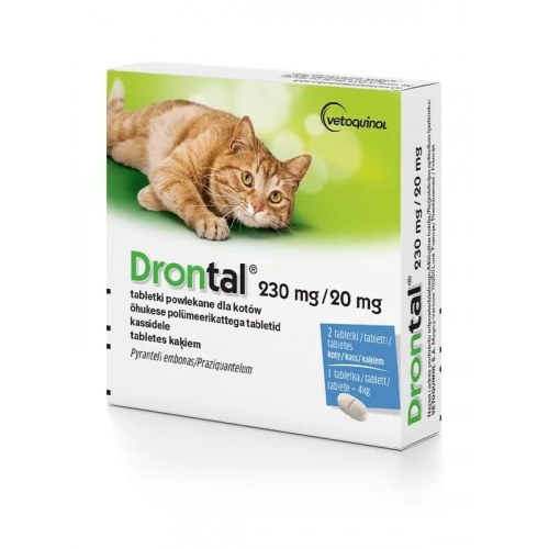 Vetoquinol Drontal ormekur til kat - tabletter (2 stk.)