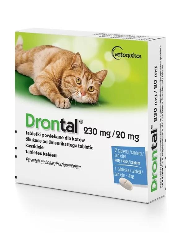 Vetoquinol Drontal ormekur til kat - tabletter (2 stk.)