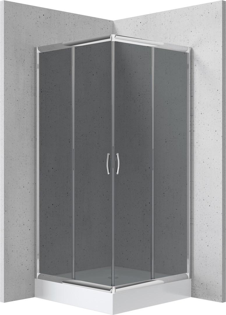 Deante KYCZ441K brusekabine med bund - kvadratisk 90 × 90 cm billede