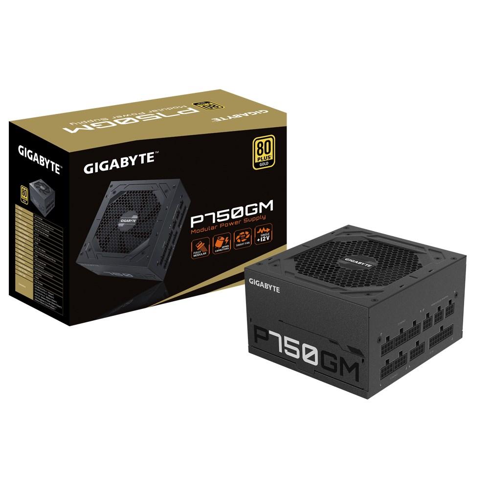 Gigabyte GP-P750GM 750 W ATX strømforsyning - fuldmodulær, 80 Plus Gold billede