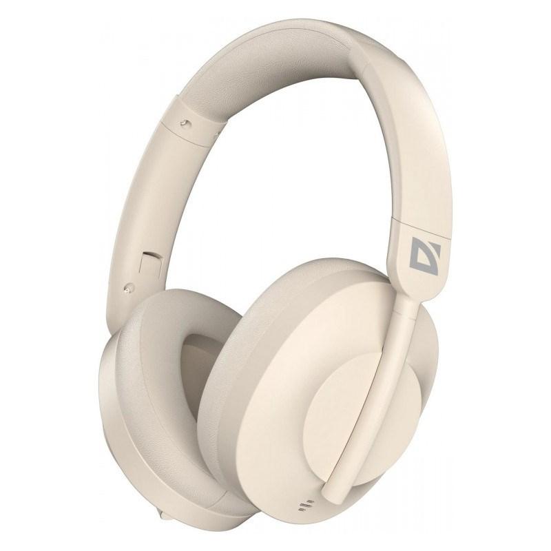 Defender FreeMotion B485 trådløse høretelefoner med ANC - Beige billede