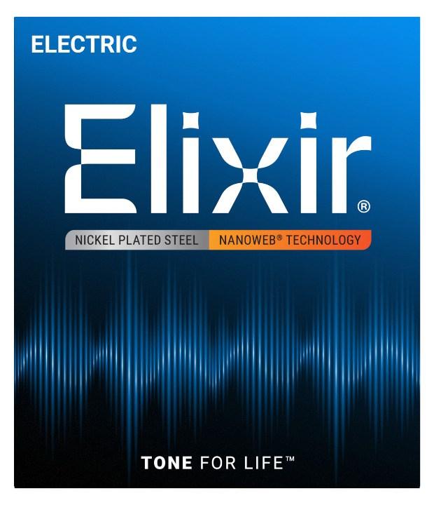 Elixir 12102 Medium 11-49 - elguitarstrenge med Nanoweb, nikkelbelagt stål billede