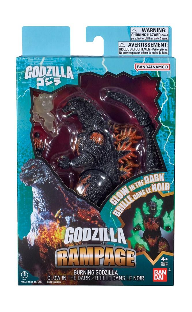 Bandai Godzilla - Burning Godzilla actionfigur med lys i mørke billede