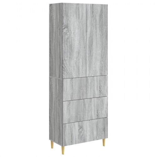 Skab Sæt 2 stk 66 x 34,5 x 90 cm Konstrueret træ