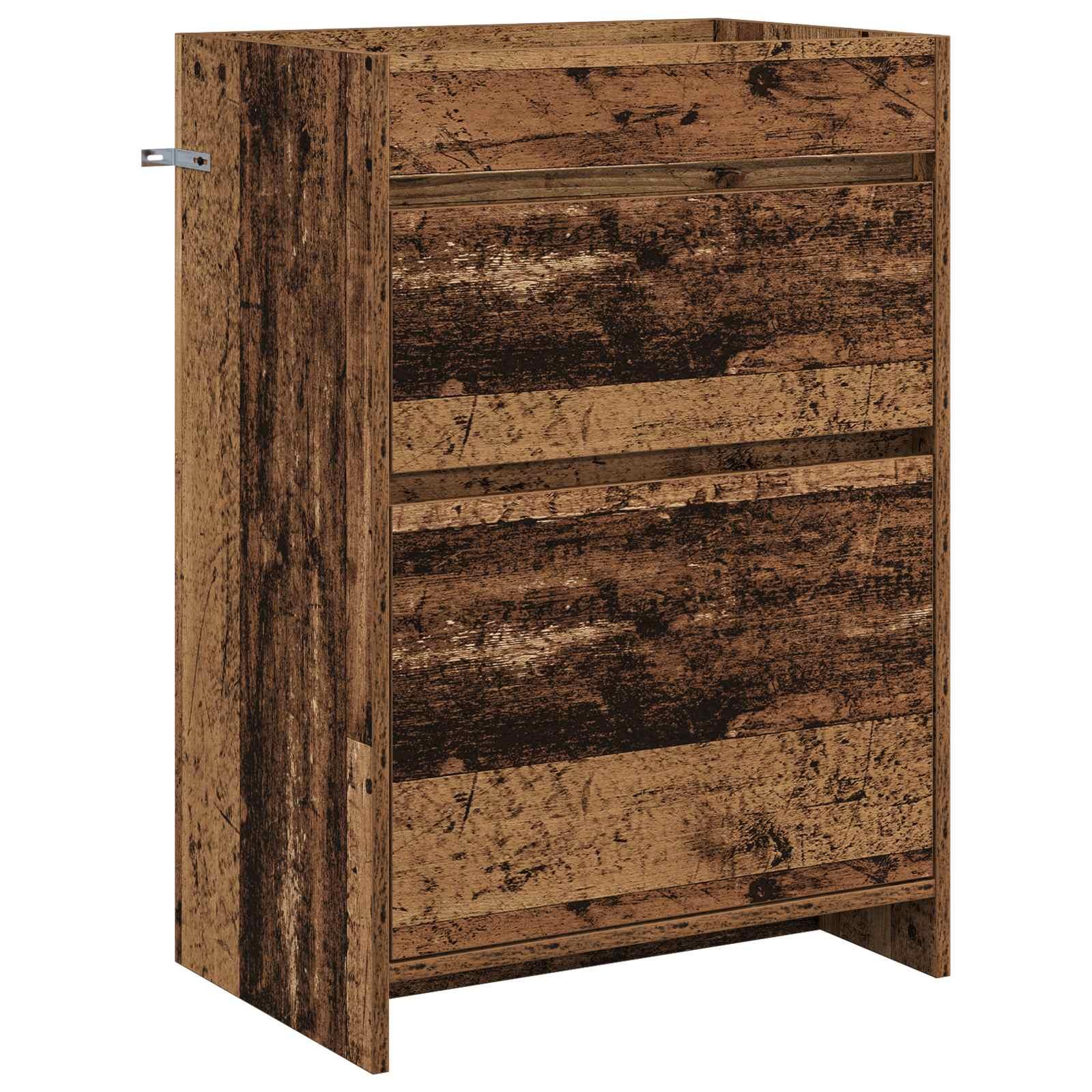Badeværelse Under Vask Skab Gammelt træ 56 x 37,5 x 81 cm