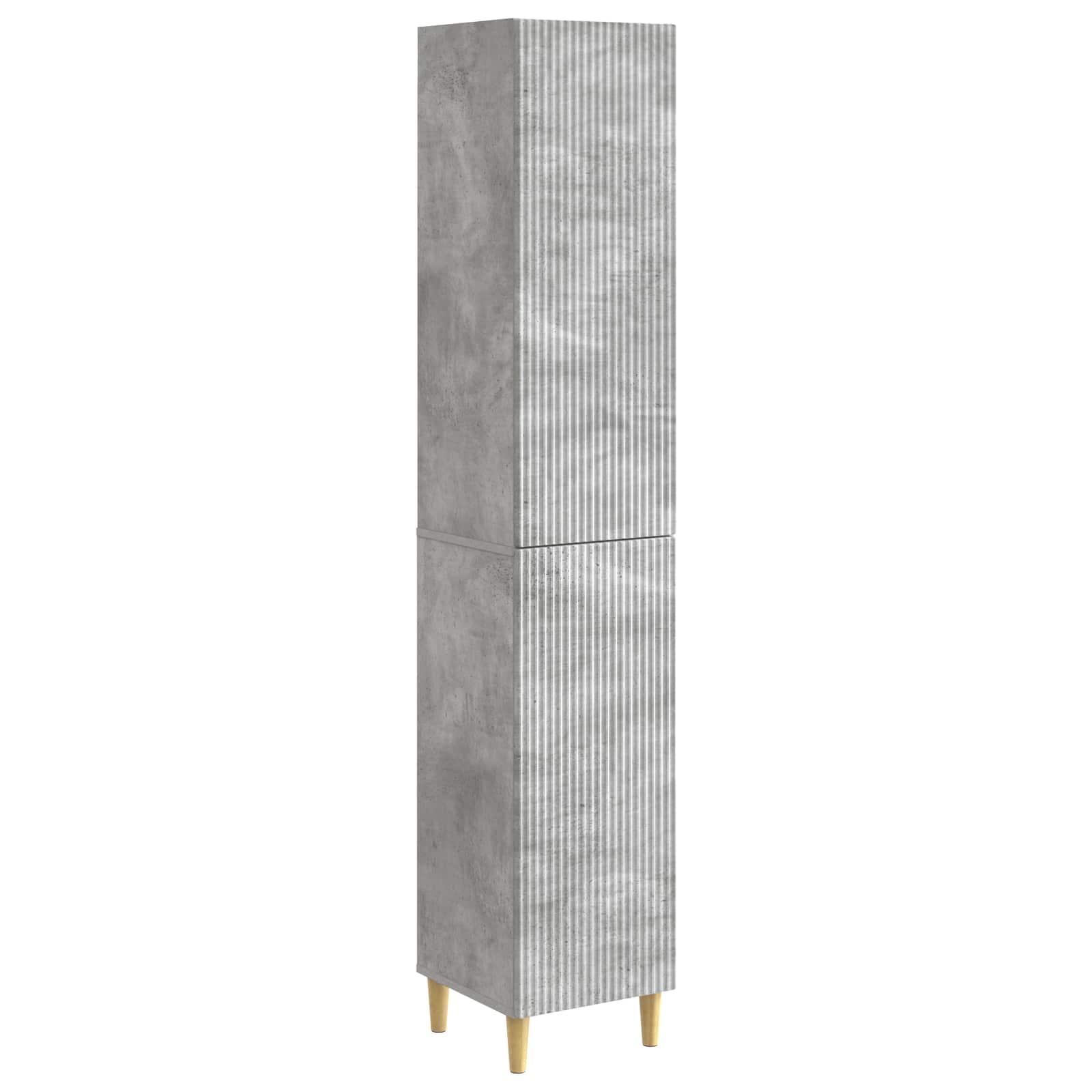 Skab Sæt 2 stk 33 x 34,5 x 90 cm Konstrueret træ
