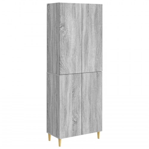 Skab Sæt 2 stk 66 x 34,5 x 90 cm Konstrueret træ