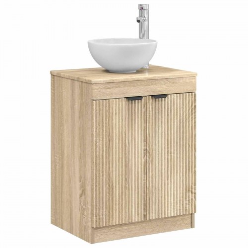 Badeværelsesskab Sonoma-eg 54 x 41 x 70 cm Konstrueret træ