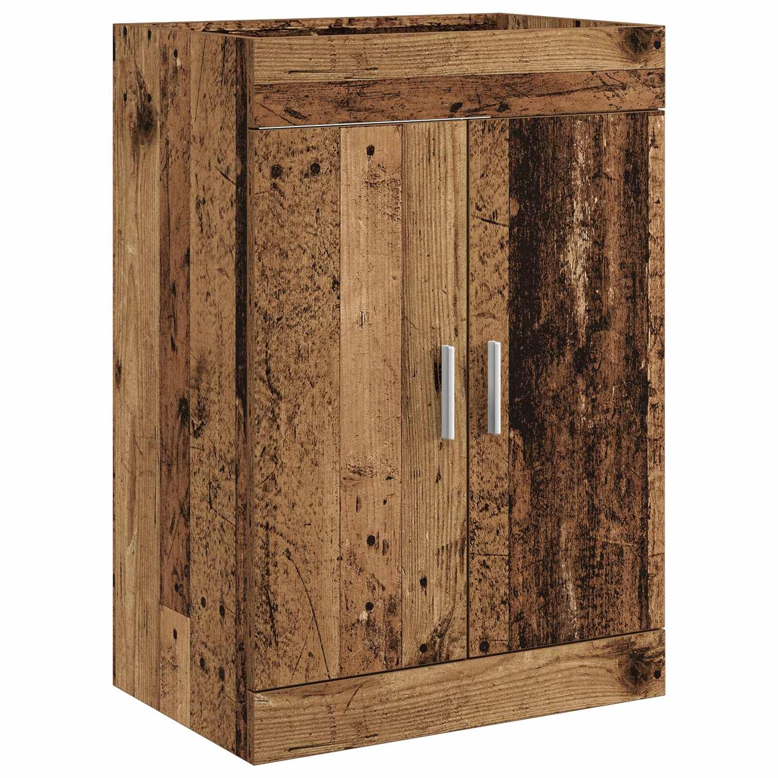 Badeværelse Under Vask Skab Gammelt træ 78,5 x 37,5 x 81 cm