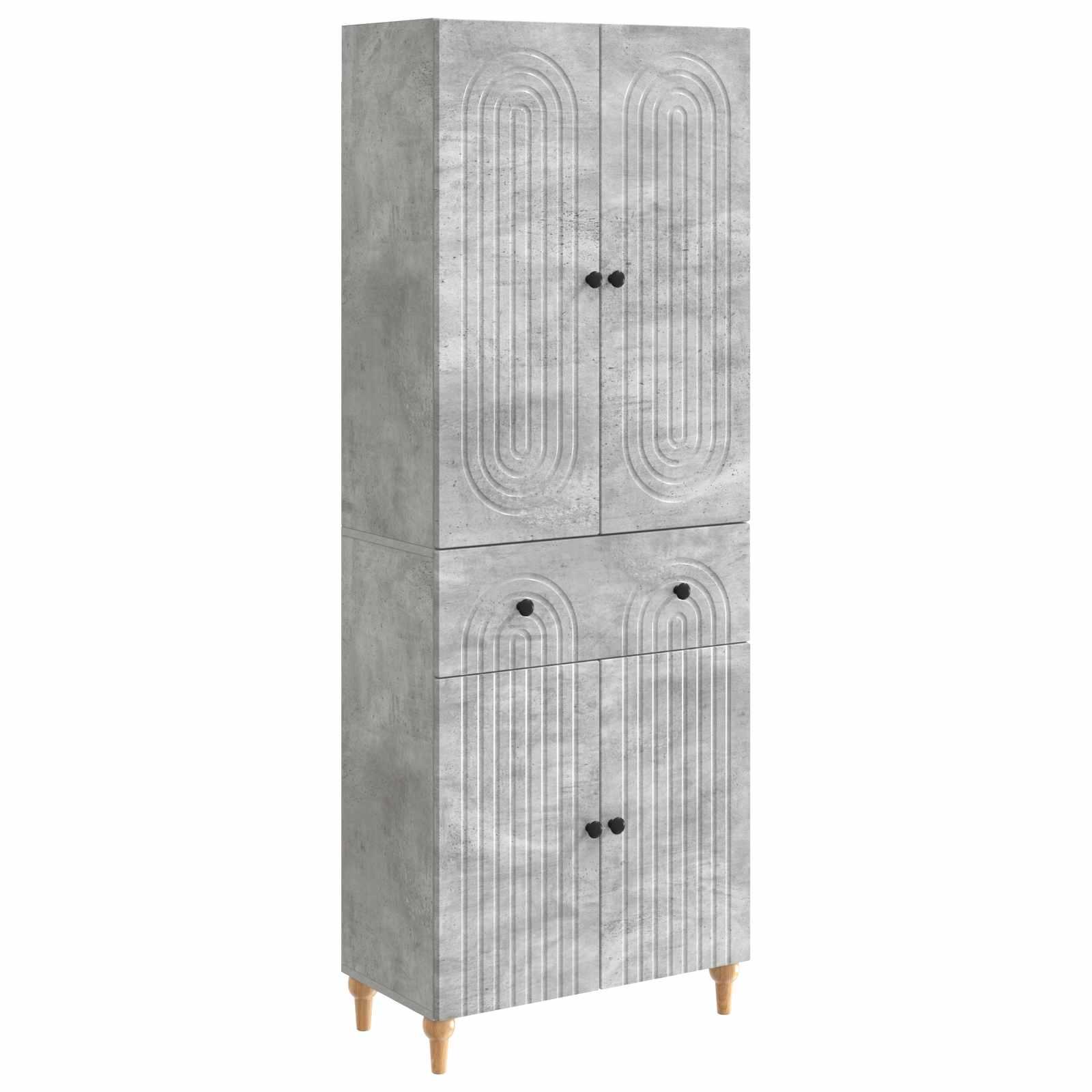 Skab Sæt 2 stk 66 x 34,5 x 90 cm Konstrueret træ
